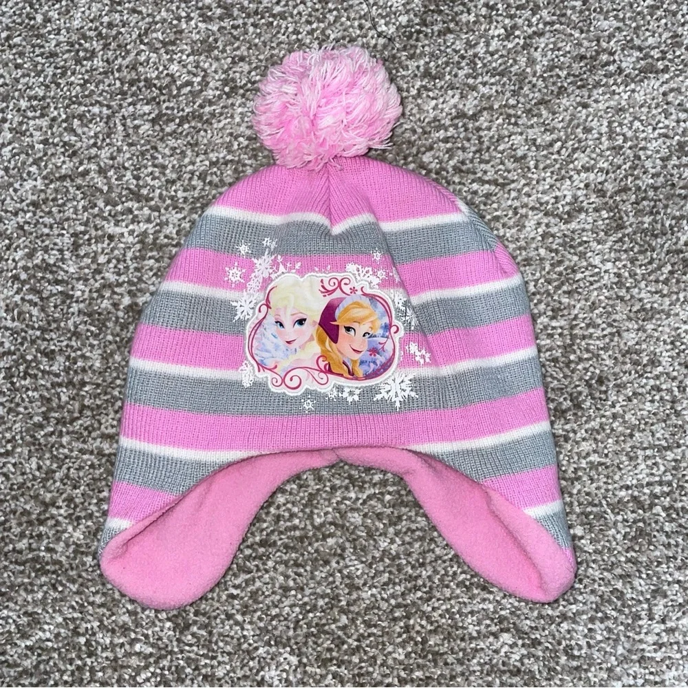 Disney Frozen Elsa & Anna Winter Hat Beanie OS